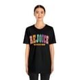 thumbnail image 2 of Rejoice Collegiate Easter Shirt, Bible Scripture Philippians T-shirt, 2 of 5