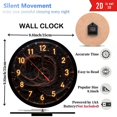 thumbnail image 3 of Starry Spiral Clock Decorative Home Wall Art 10-Inch Silent Wooden Wall Clock, Battery Operated (AA Batteries Not Included), Artistic Home Decor, 3 of 7