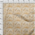 thumbnail image 3 of oneOone Polyester Spandex Yellow Fabric Abstract Floral Sewing Craft Projects Fabric Prints By Yard 56 Inch Wide, 3 of 5