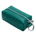 thumbnail image 2 of Qarigey Cartera de mujer, llaves de cuero, llavero portátil, monedero, organizador para mujer Carteras Verde oscuro, 2 of 6