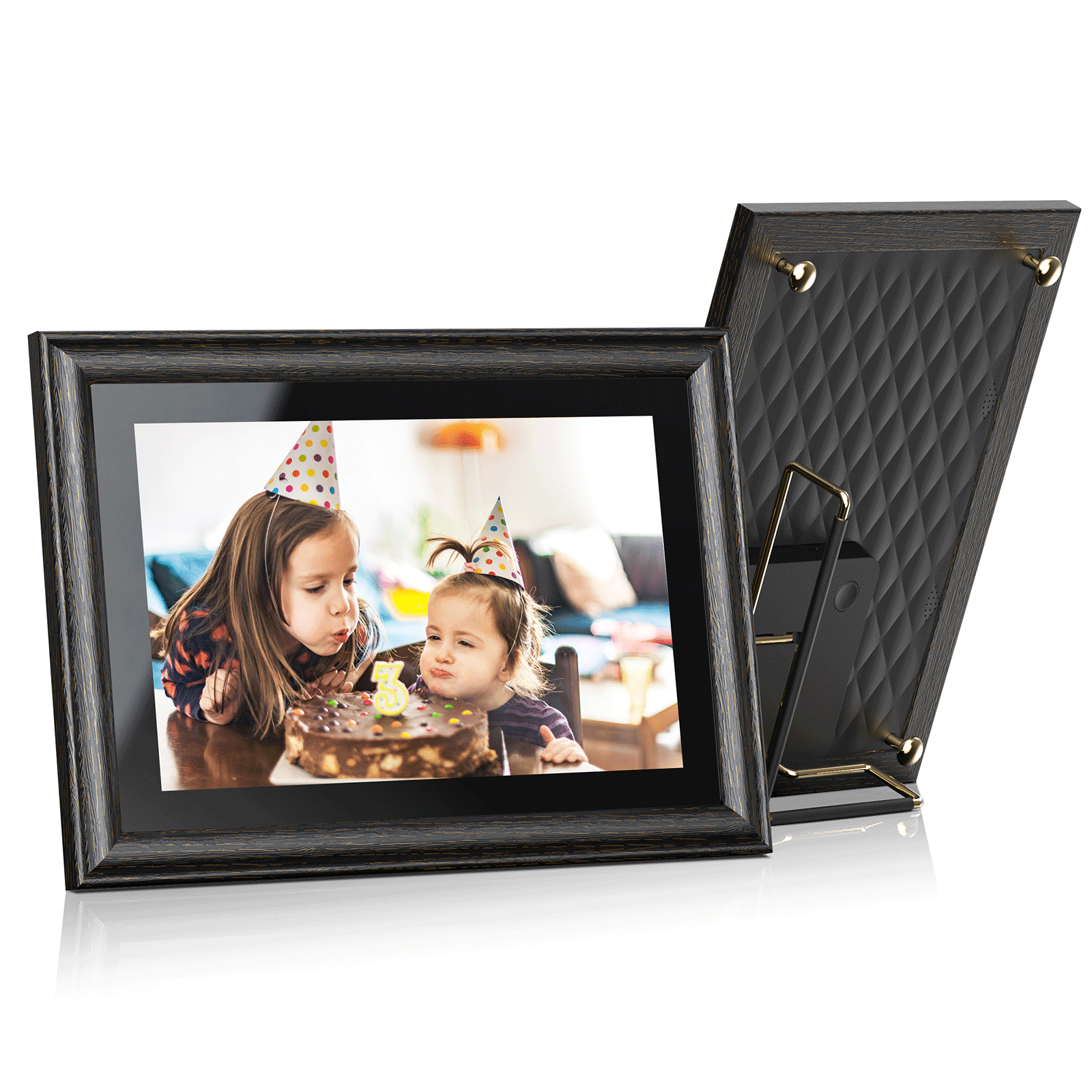 JEEMAK Smart Digital Photo Frame 10 Inch, WiFi Digital Picture Frame