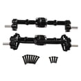 thumbnail image 3 of Ejes de delantero y trasero con tornillos actualizaciones piezas de accesorios de repuesto RC eje de auto juego para 1/12 a escala RC Hobby Car Negro, 3 of 8