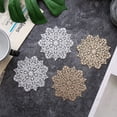 thumbnail image 4 of TidBay Cup Coaster Mug Pad Hollow-out Design Non-Slip Decorative Christmas Snowflake Table Mat Placemat Decoration, 4 of 7