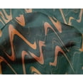 thumbnail image 5 of oneOone Silk Tabby Dark Teal Green Fabric Geometric Fabric For Sewing Printed Craft Fabric By The Yard 42 Inch Wide-FT, 5 of 6