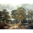 thumbnail image 2 of Gainsborough, Thomas 14x12 Gold Ornate Wood Framed with Double Matting Museum Art Print Titled - Gainsboroughs Forest, 2 of 4