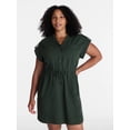 thumbnail image 2 of Time and Tru Women's Utility Shirtdress, Sizes XS-XXXL, 2 of 6