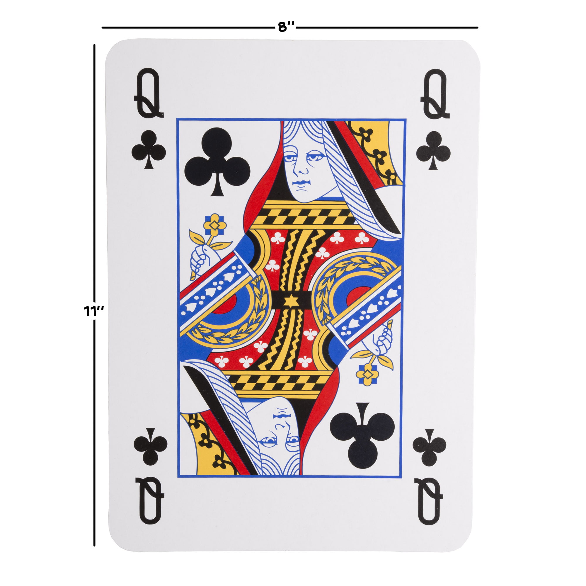 Details about   Poker Cards Jumbo Playing Cards Extra Large in 8 x 11 Inches 