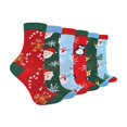 thumbnail image 1 of Kids Christmas Socks | Sock Snob | Novelty Fun Pattern Xmas Gift Socks for Boys & Girls, 1 of 2
