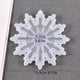 thumbnail image 3 of Xihbxyly Oferta de iluminación Colgante de copo de nieve transparente con forma de gota de cristal para hacer uno mismo, 3 of 3