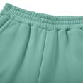thumbnail image 6 of Zpanxa Sets for Women Clothing Two Piece Solid Drawstring Crop Hoodie and Cuffed Jogger Pants, 6 of 9