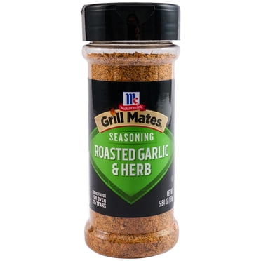 Grill Mates Roasted Garlic and Herb Seasoning, 5.64 oz Bottle
