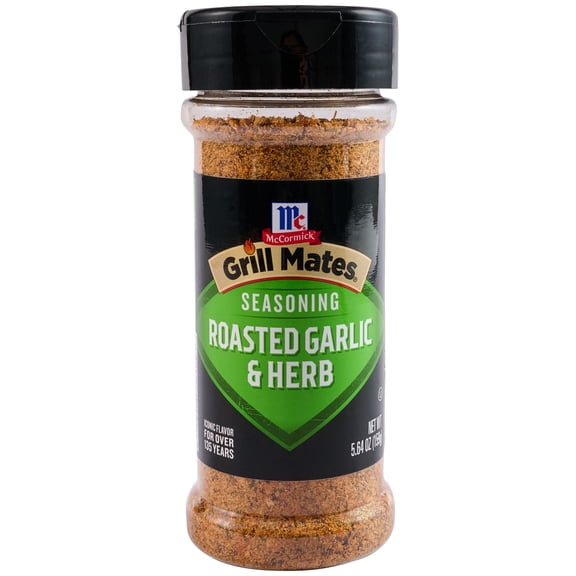 Grill Mates Roasted Garlic and Herb Seasoning, 5.64 oz Bottle