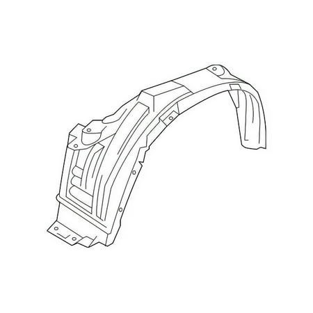 Genuine OE Mitsubishi Fender Liner - 5370C176 Fits select: 2016-2021 MITSUBISHI OUTLANDER SPORT