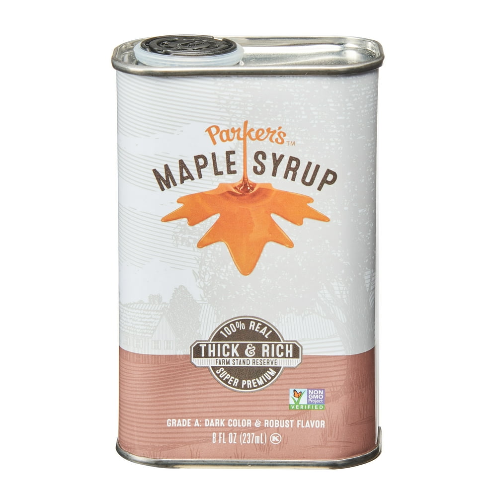 Parker's Real Premium Farm Stand Reserve Maple Syrup, Thick & Rich, 8