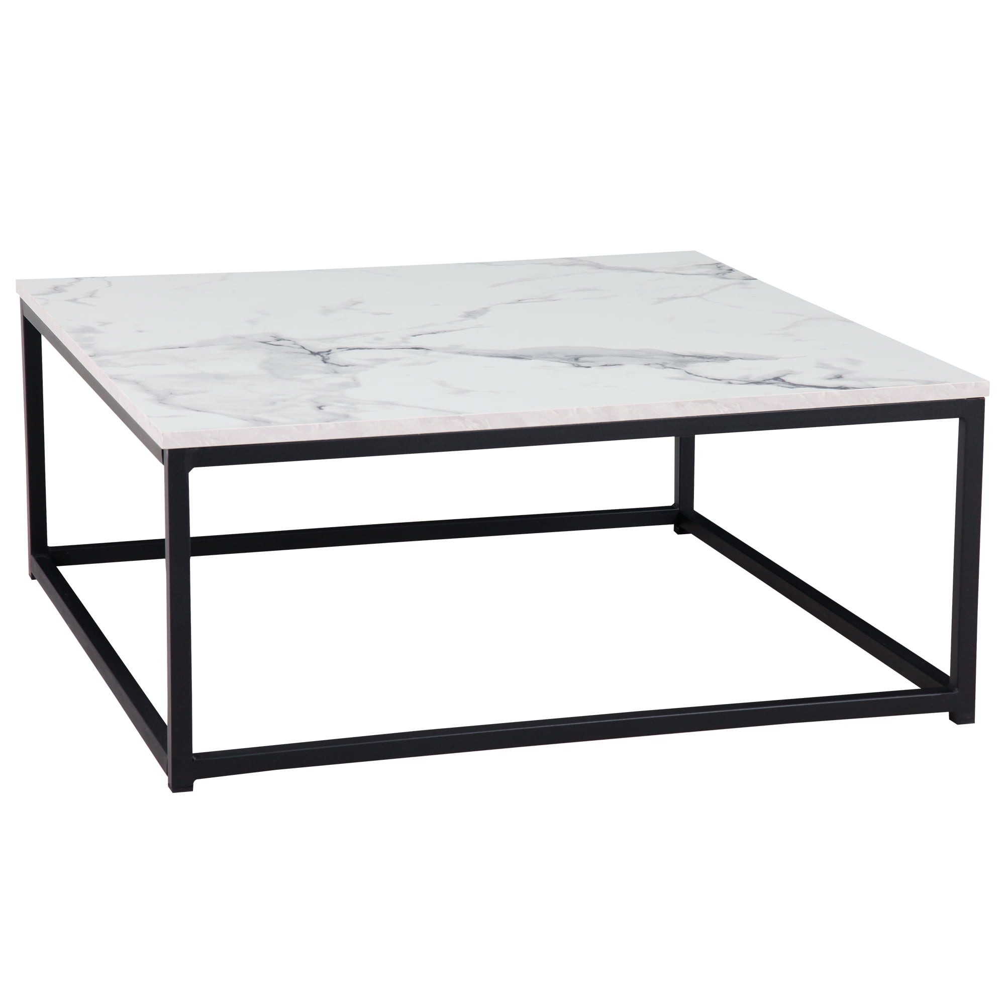 Kadyn Coffee Table, Square MDF Coffee Table for Kitchen, Restaurant, Sofa Center Table for Living Room, White Kadyn Coffee Table, Square MDF Coffee Table for Kitchen, Restaurant, Sofa Center Table for Living Room, White