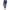 Denim Blue, variant on Women's Plus Size Stretch Casual Basic Pockets Button Solid Leggings Denim Jeans Pants