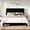 Black, variant on Amolife Queen Bed Frame, Velvet Upholstered Platform Bed with Adjustable Headboard, Mattress Foundation with Strong Wooden Slats, No Box Spring Needed, Black