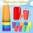 thumbnail image 2 of 12 Pcs Plastic Kids Cups, 5.6oz Unbreakable Children Drinking Cups, NOGIS Plastic Toddler Tumbler Cup for Kids & Toddlers- Dishwasher and Microwave Safe, 2 of 7