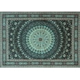 thumbnail image 1 of Ahgly Company Indoor Rectangle Persian Light Blue Traditional Area Rugs, 8' x 10', 1 of 4