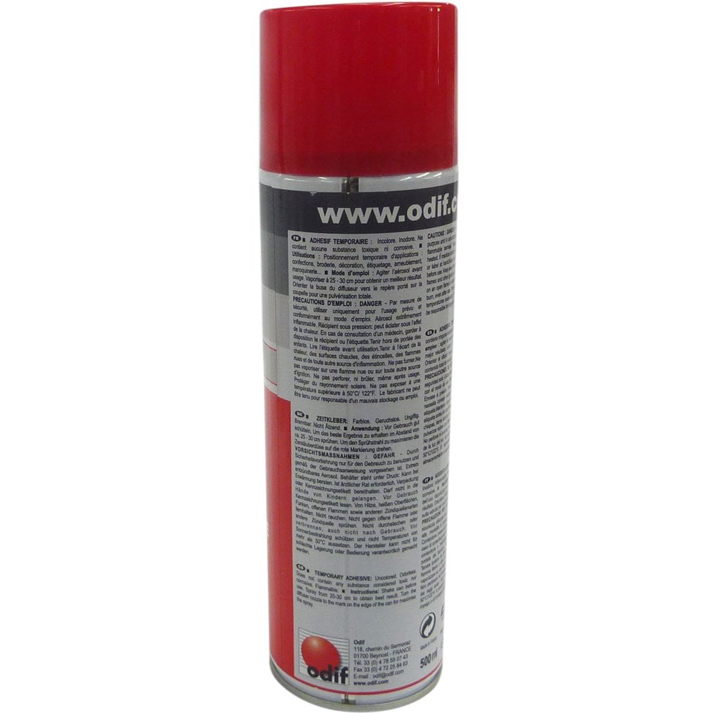 505 Spray Adhesive for Embroidery. Glue Spray for Applique. 500 ml