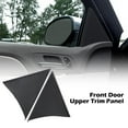 thumbnail image 6 of CROSSDESIGN Front Door Upper Trim Panel Fit for Chevrolet Silverado GMC Sierra Black, 6 of 9