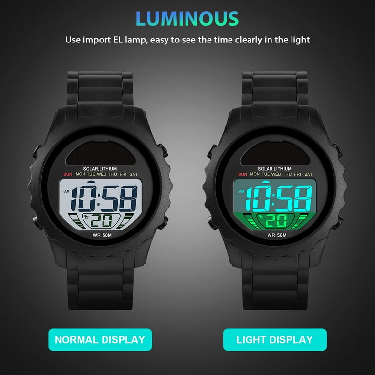 Kids clearance solar watch
