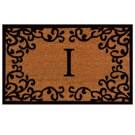 Chateaux Monogram Doormat (Letter I)