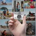 thumbnail image 3 of Ourlife Mini Keychain Digital Camera 2MP Portable Pocket Camera with Flip Screen 1080P Small Camera with 32GB Card for Kids,Travel,Beginners,Party Built-in Filters 2H Battery Rechargeable Black, 3 of 8
