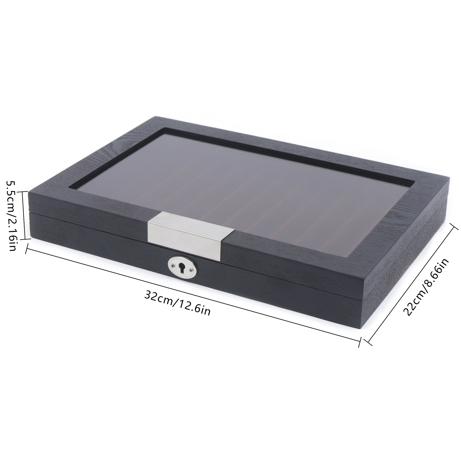 12 Pens 32*22*5.5cm Wood Pen Display Box Luxury Fountain Pen Collector for Ountain Pens Gel Pens Ballpoint Pens