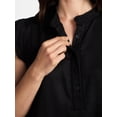 thumbnail image 5 of Time and Tru Women's Flutter Sleeve Mini Dress, Sizes XS-XXXL, 5 of 6