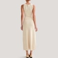 thumbnail image 4 of Mifsaly Ribbed Knit Dress for Women Sleeveless Button Front Elegant Dresses Work Business Casual Versatile Daily Wear Outfits 2026 M, 4 of 9