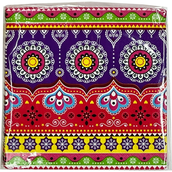 Serviette en papier Diwali, 13" x 13", 18 ct