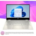 thumbnail image 3 of HP Pavilion x 360 2-in-1 14" FHD Touchscreen Laptop, Intel Core i5-1135G7, 16GB RAM, 1TB PCIe SSD, Fingerprint Reader, Iris Xe Graphics, HD Webcam, Win 11, Warm Gold, Hotface 32GB USB Card, 3 of 7