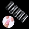 thumbnail image 4 of Workhe 20/100PCS/Set Fake Fingernails False Nails Artificial Nail art tool Transparent Full Cover Fake Nail Manicure Art Tool, 4 of 6