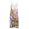 thumbnail image 5 of Easter Bunnies Rabbits Sleeveless Dress Women's Luxury Party Dress Birthday Dresses for Women, 5 of 7