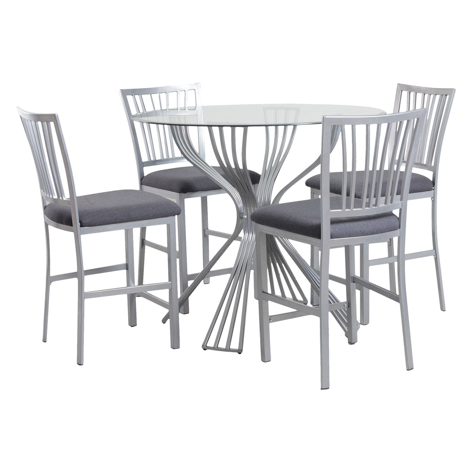 Powell Delgado Counter Height 5 Piece Dining Table Set Com