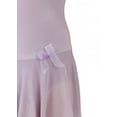 thumbnail image 4 of Elowel Girls' Ruffle Short Sleeve Skirted Leotard Lavender (size-8-10 ), 4 of 4