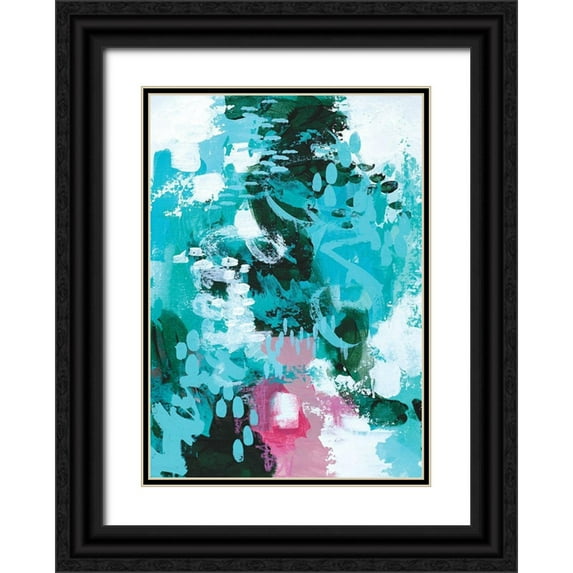 Allemand, Sue 24x32 Black Ornate Wood Framed with Double Matting Museum Art Print Titled - Beyond the Trees I