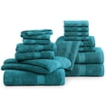 thumbnail image 2 of Juego de toallas de baño LANE LINEN 100% algodón, 16 piezas Sea Port, 2 of 9