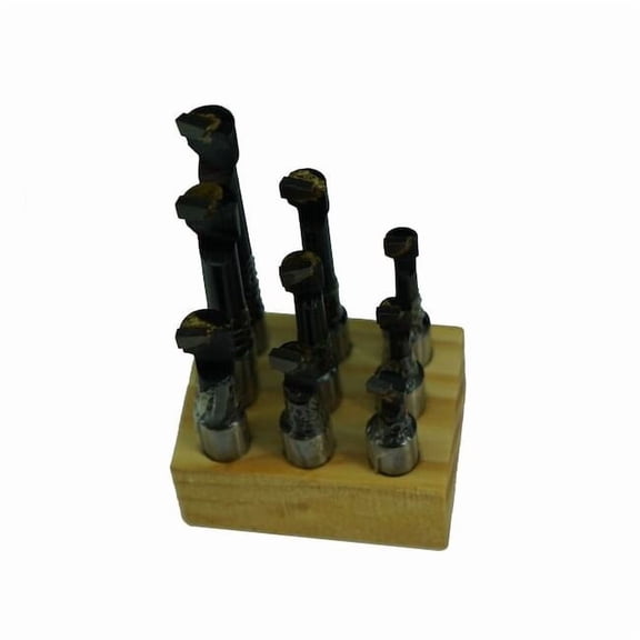 Hhip 3/8" C-6 9 Piece Boring Bar Set 1001-0001