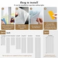 thumbnail image 6 of Pure Light Grey Window Privacy Film, Simple Solid Color Static Cling UV Sun Blocking Heat Control Window Tint Day and Night, Non-Adhesive Reusable One Way Windows Privacy Cover 17.7''x78.7'', 6 of 7