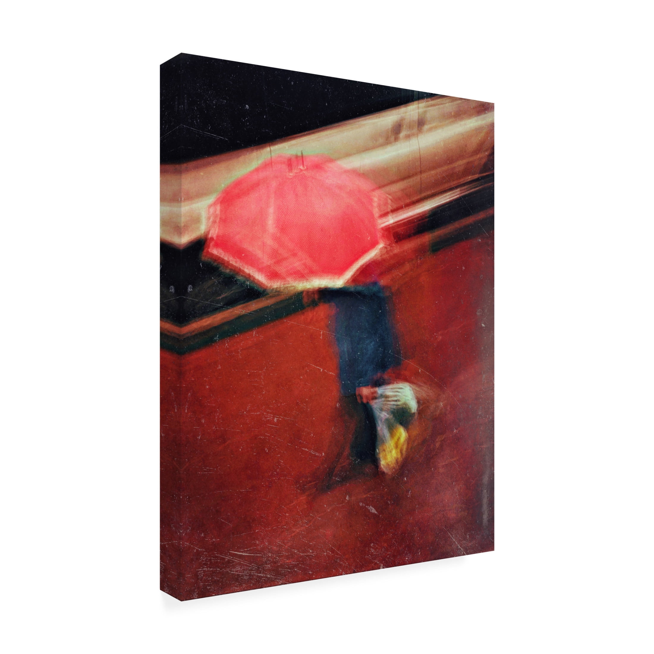 Canvas Wall Art - Yal?m Vural 'Rainy Dream' Wall Art for Living Room, Bedroom, or Office Décor by Trademark Fine Art - 24 x 32 Inches