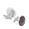 thumbnail image 3 of Valentine's Day Stylish Shirt Cufflink Set Made of Stainless Steel for Formal Wear - for Weddings and Special Occasions - Silver Jewelry Option Available, 3 of 6