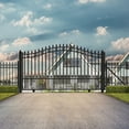 thumbnail image 2 of ALEKO Garden Steel St. Louis Style 12 feet Single Sliding Driveway Gate Black, 2 of 19