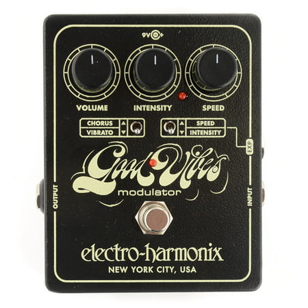 Electro-Harmonix Good Vibes Analog Modulator Guitar Effect (Best Analog Multi Effects Pedal)