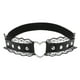 thumbnail image 5 of Personalidad y temperamento Sexy Hermoso Punk Encaje Cuero Muslo Anillo Forma de melocotón Forma de amor Elástico Suave Chica Liga Cinturón, 5 of 6