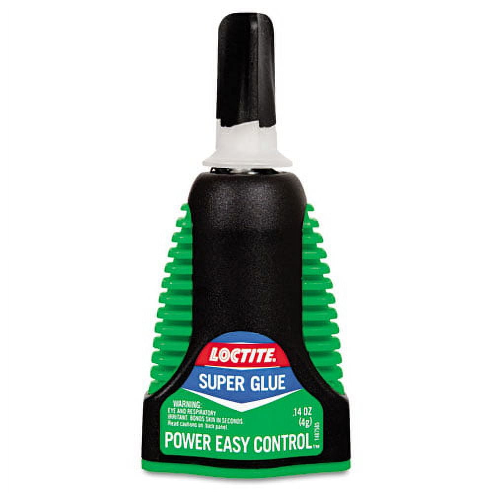 Extra Time Control Super Glue, 0.14 Oz, Dries Clear | Bundle of 5 Each
