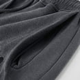 thumbnail image 3 of Gibobby Pantalones sueltos de cintura ancha para mujer a la estampados pantalones casuales largos con cordón para mujer (Grey, S), 3 of 5
