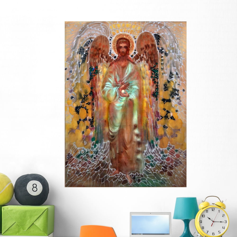 Guardian Angel Wall Mural by Wallmonkeys Peel and Stick Graphic (48 in