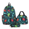 thumbnail image 1 of GPOECD Dinosaur Car Pattern Large Capacity Lightweight Backpack for Primary School Students Grades 3 to 6 School Backpack Dark Green,One Size, 1 of 4
